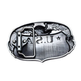 Amerikansk bæltespænde med ørn og USA-emblem – model Unionguard