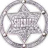Amerikansk bæltespænde Sheriff – model Lawstar