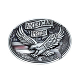 Sølv Amerikansk bæltespænde “Stars & Freedom” – model Libertyhawk