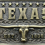 Amerikansk bæltespænde Texas – model Starhorn