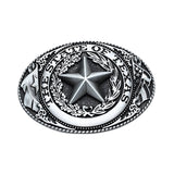 Sølv Amerikansk bæltespænde “The State of Texas” – model Loneforge