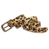 Bælte til dame med leopardprint og stjernenitter – model Xavira
