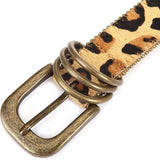 Bælte til dame med leopardprint og stjernenitter – model Xavira
