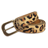 Bælte til dame med leopardprint og stjernenitter – model Xavira