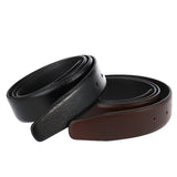 Bælterem i læder 3,4 cm med patineret finish – model Orlan