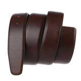 Bælterem i læder 3,4 cm med patineret finish – model Orlan