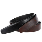 Bælterem i læder 3,4 cm med patineret finish – model Orlan