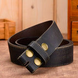 Bælterem i læder 3,8 cm med slidt look – model Orvianel