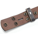 Bælterem i læder 3,8 cm med slidt look – model Orvianel