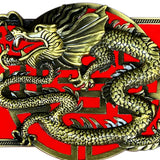 Bæltespænde med asiatisk drage – model Imperialflame