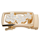Bæltespænde med blomster automatisk – model Floréa