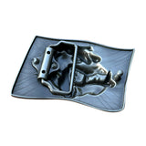 Bæltespænde med bulldog og britisk flag – model Ironpaw