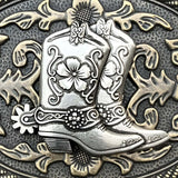 Bæltespænde med cowboy-støvler – model Korrin