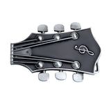 Sort Bæltespænde med farverigt guitarknophoved – model Harmyx