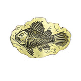Guld Bæltespænde med fisk – model Abyssbone
