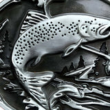Bæltespænde med fisk – model Aquaflow