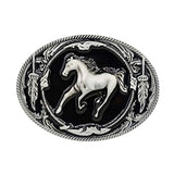 Bæltespænde med hest i galop – model Nightmotion