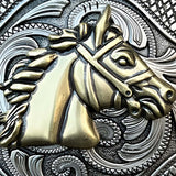 Bæltespænde med hestehoved – model Silvercrest