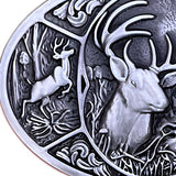 Bæltespænde med hjort og hind – model Wildecho