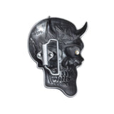 Bæltespænde med kranie og horn – model Rhyxen