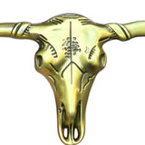 Bæltespænde med longhorn-hoved i westernstil – model Hornvak