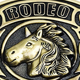 Bæltespænde med rodeohest – model Equiryn