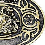 Bæltespænde med rodeohest – model Equiryn