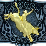 Bæltespænde med rodeoscene – model Rodeyx
