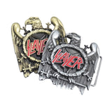 Bæltespænde med Slayer-logo og metalikon – model Raxiron