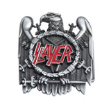 Sølv Bæltespænde med Slayer-logo og metalikon – model Raxiron