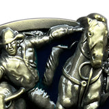 Bæltespænde med steer wrestling – model Griptor