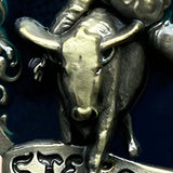 Bæltespænde med steer wrestling – model Griptor
