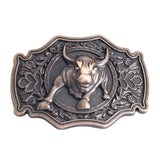 Bronze Bæltespænde med western-tyr – model Braxen