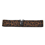 Leopard Kjolebælte med elastisk struktur og stilrent udtryk – model Nerelle
