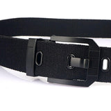 Stofbælte i canvas med sort dornspænde – model Varkel