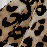 Tørklædebælte med leopardprint i vævet tekstil – model Gallina